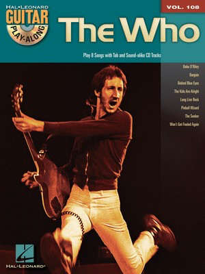 The Who - Guitar Play-Along Volume 108 - Guitar Hal Leonard Guitar TAB with Lyrics & Chords /CD