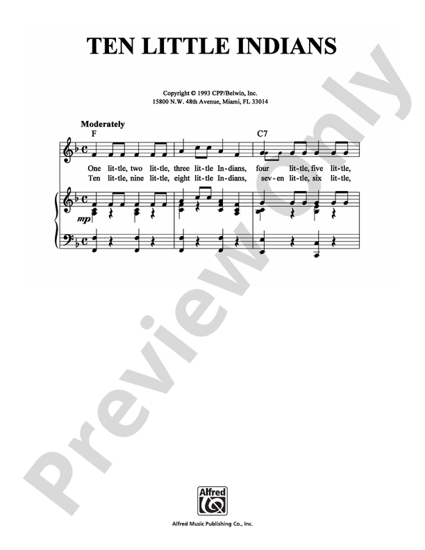 Ten Little Indians - DSM-PS-0002794 - Easy Piano (Digital Download)
