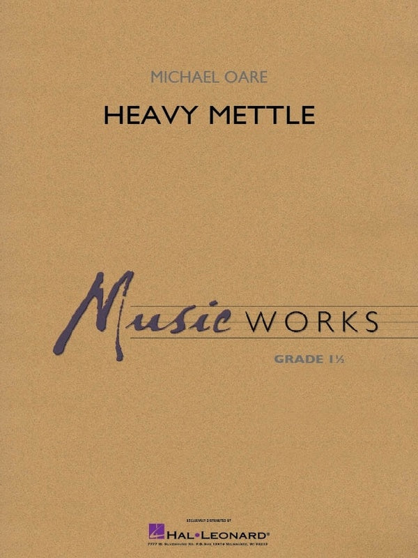 Oare - Heavy Mettle - Concert Band Grade 1.5 Score/Parts Hal Leonard 4007675