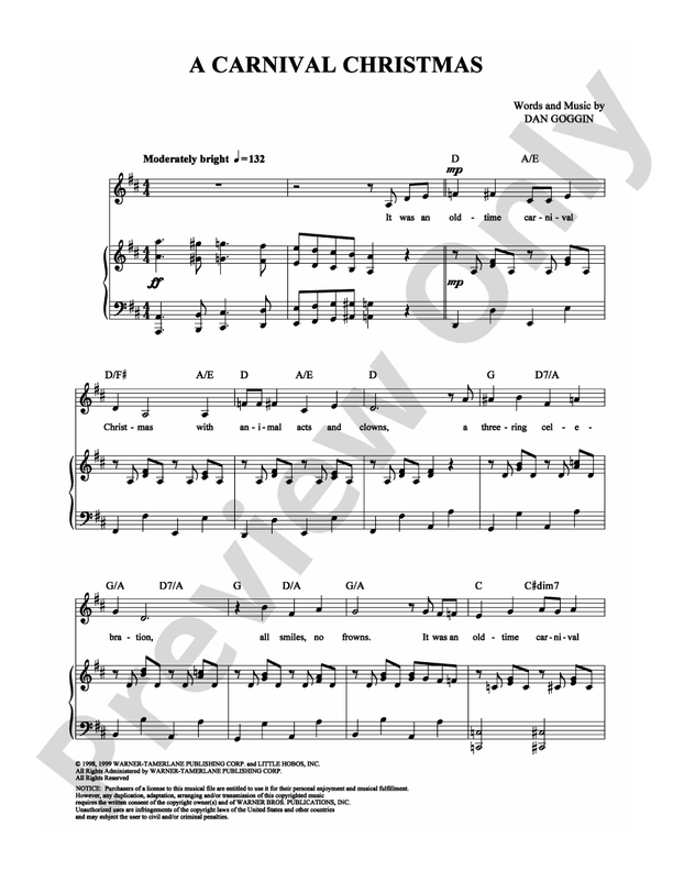 A Carnival Christmas - Dan Goggin - PVG (Digital Download)