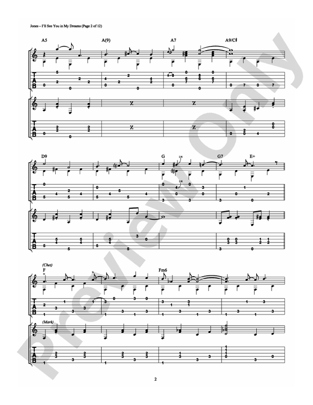I'll See You In My Dreams - Guitar TAB (Digital Download)