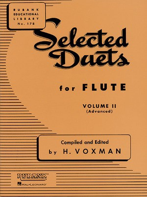 Selected Duets Volume 2 Advanced - Flute Duet Rubank 4470930