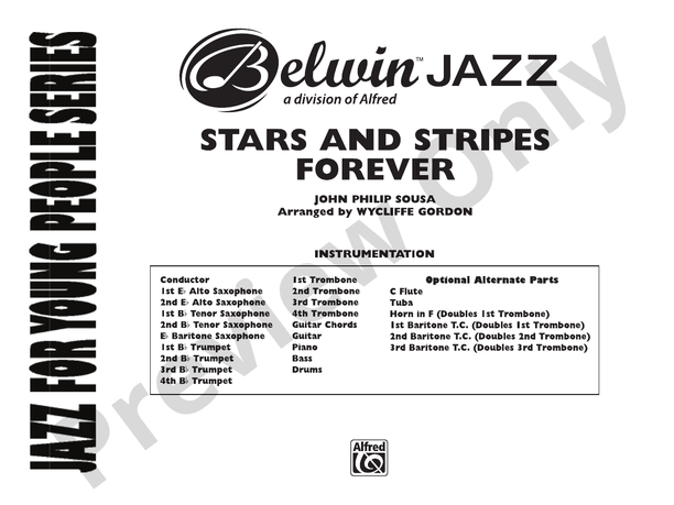 Stars and Stripes Forever - Jazz Ensemble Conductor Score & Parts(Digital Download)