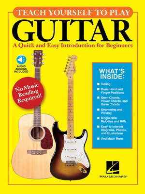Teach Yourself to Play Guitar - A Quick and Easy Introduction for Beginners - Guitar Various Authors Hal Leonard Guitar TAB /CD
