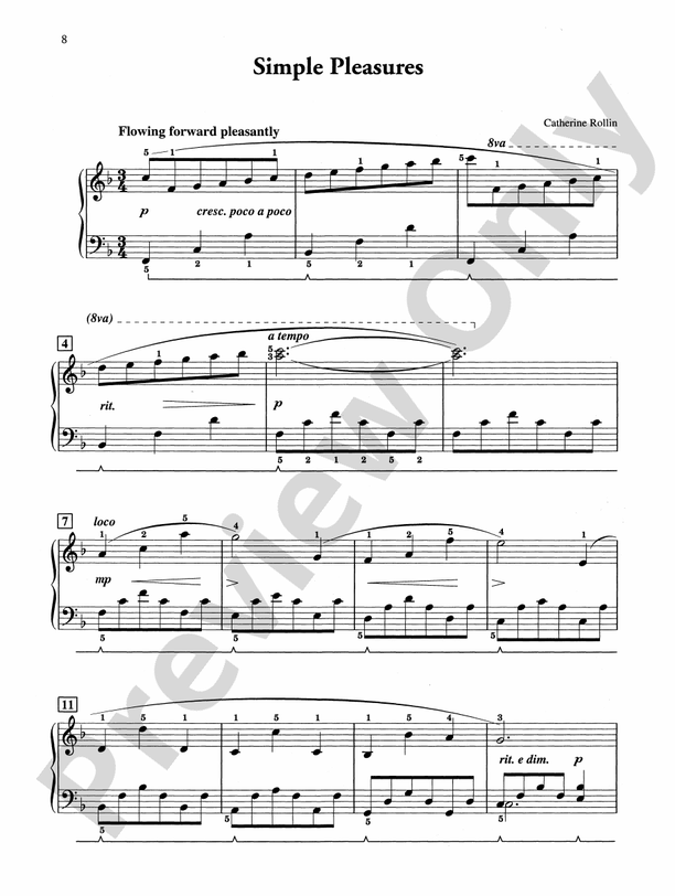 Simple Pleasures - Piano (Digital Download)