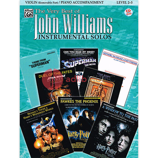 Very Best of John Williams Violin Bk/CD