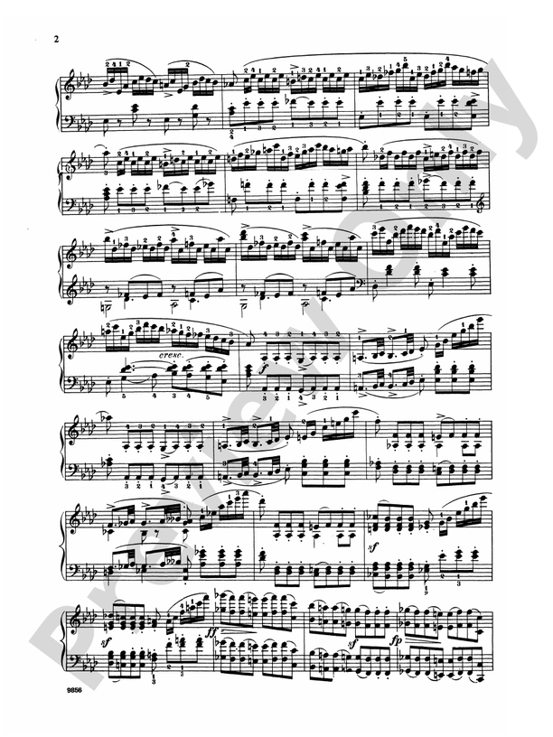 Schubert - Four Impromptus, Op. 142 (Ed. Giuseppe Buonamici) - Piano Solo (Digital Download)