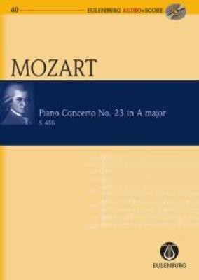 Piano Concerto No 23 K 488 Study Score Bk/Cd