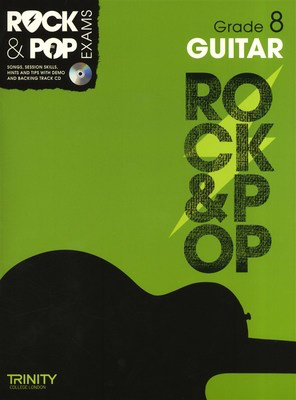 Rock & Pop Exams: Guitar - Grade 8 - Book with CD - Guitar Trinity College London /CD