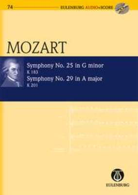 Symphonies No 25 & 29 Study Score Book/CD