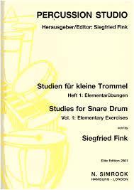 Solobook for Snare Drum Vol 1 - Fink - Simrock M221108128