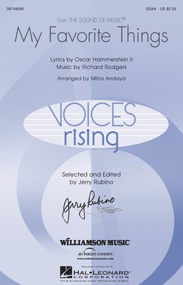 My Favorite Things - from The Sound of Music - Oscar Hammerstein II|Richard Rodgers - SSAA Mitos Andaya Hal Leonard Choral Score Octavo