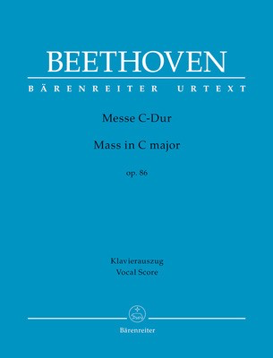 Mass in C Major Op 86 Vocal Score