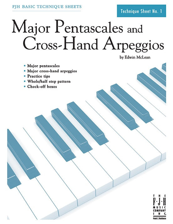 Major Pentascales and Cross-Hand Arpeggios - Piano (Digital Download)