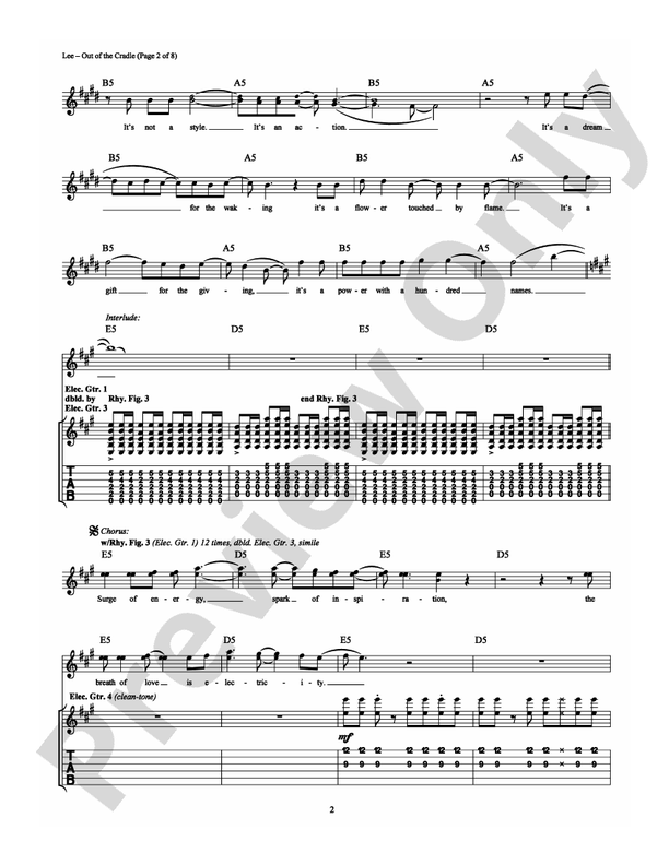 Out of the Cradle - Guitar TAB (Digital Download)