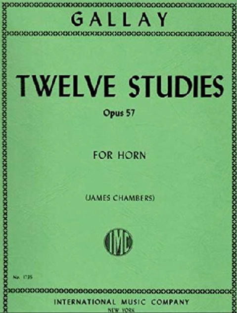 Gallay - 12 Studies for French Horn Op.57 - IMC1735