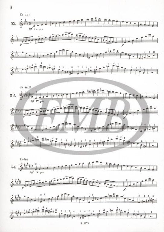 Orzagh - Scale Studies - Violin Solo EMB Z1975