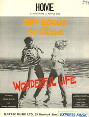 Home (from 'Wonderful Life') - Cliff Richard - PVG (Digital Download)