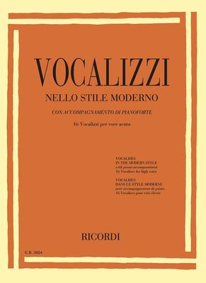 Vocalises in the Modern Style - 16 Vocalises for High Voice - Various - Classical Vocal High Voice Ricordi