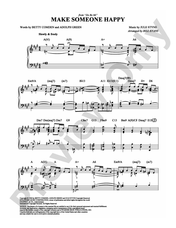 Make Someone Happy - Piano (Digital Download)