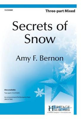 Secrets of Snow - Amy F. Bernon - 3-Part Mixed Heritage Music Press Octavo