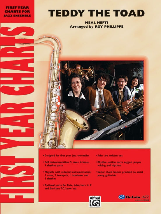 Teddy the Toad - Jazz Ensemble Conductor Score & Parts(Digital Download)