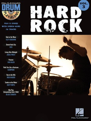 Hard Rock - Drum Play-Along Volume 3 - Drums Hal Leonard Drum Notation /CD