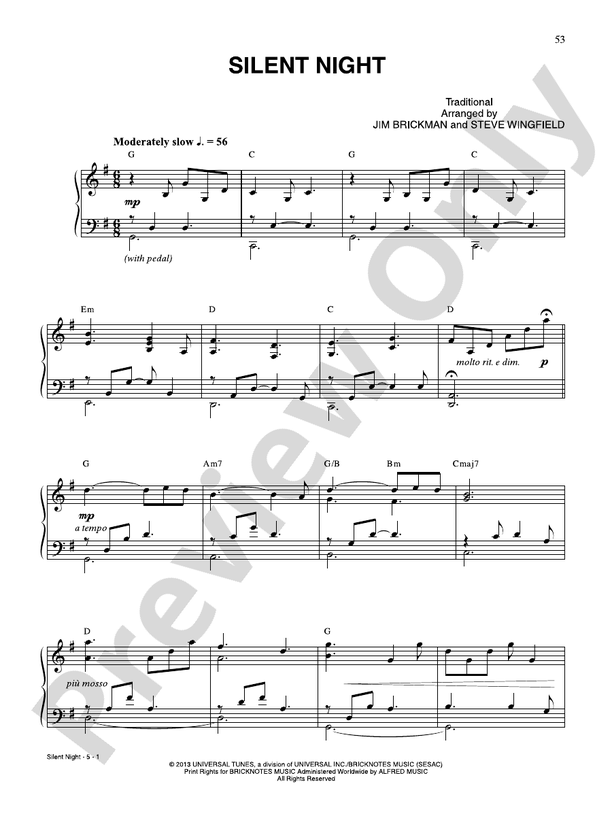 Silent Night - DSM-PS-0015757 - Piano (Digital Download)