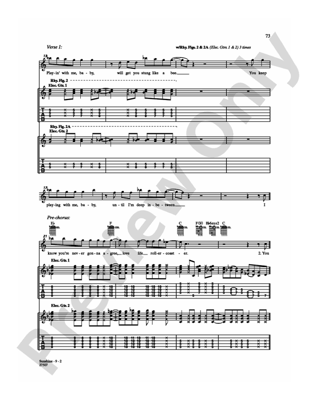 Sunshine - Guitar TAB (Digital Download)