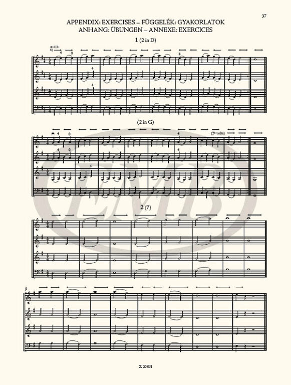 Bartok - The Microcosm of String Ensemble Music Volume 1 - String Orchestra edited by Soos/Borsos EMB Z20031