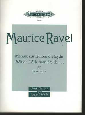 Ravel - Album Of Shorter Pieces - Piano Solo - Peters EP7372