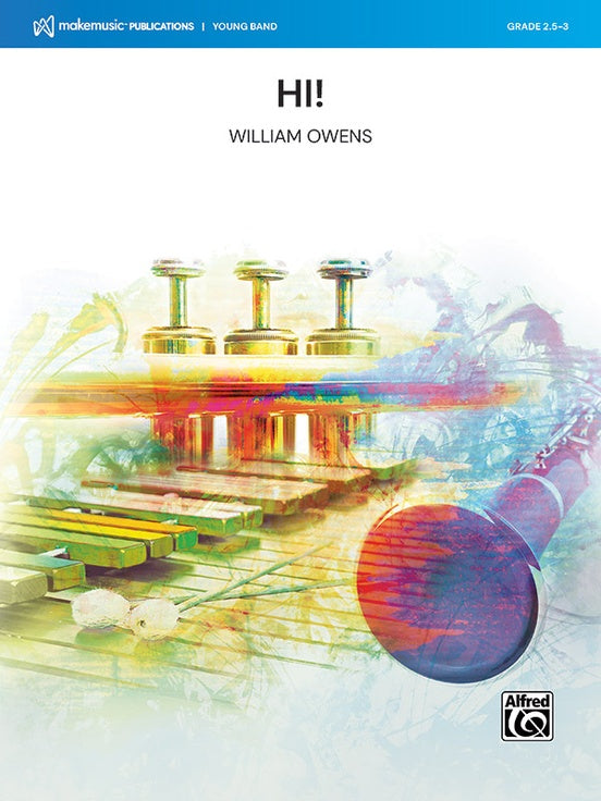 Hi! – Concert Band Conductor Score & Parts (Digital Download)