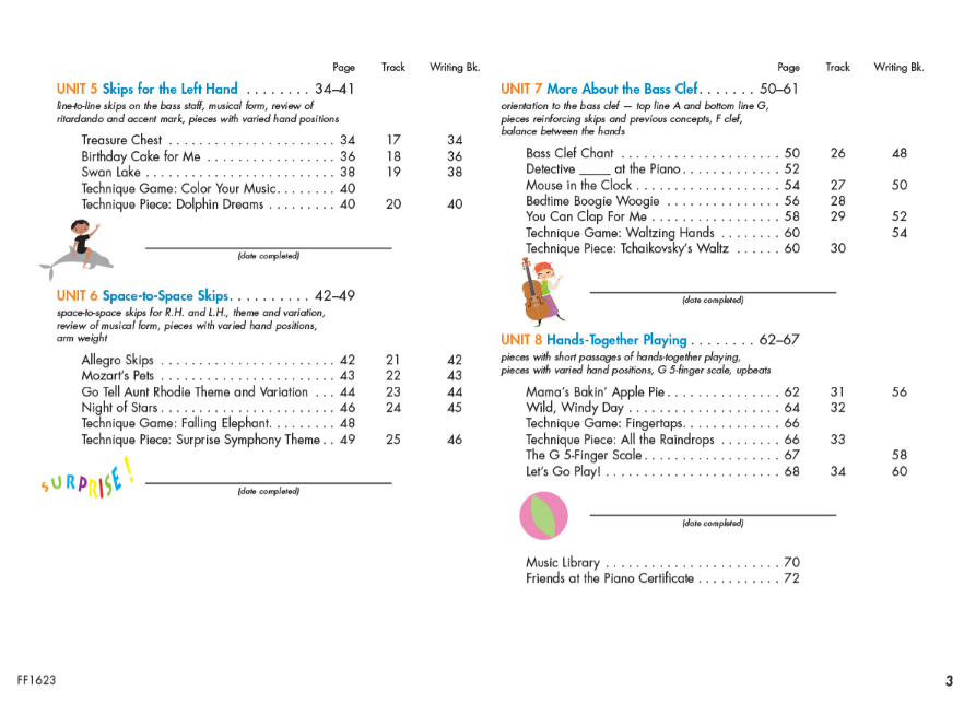 My First Piano Adventure Lesson Book C - Piano/Online Audio Access by Faber/Faber Hal Leonard 420263