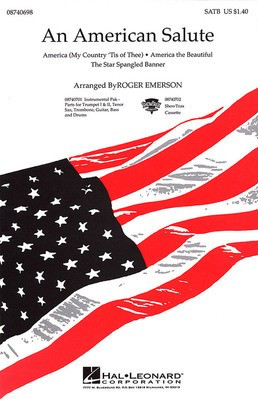 An American Salute (Medley) - SAB Roger Emerson Hal Leonard Choral Score Octavo