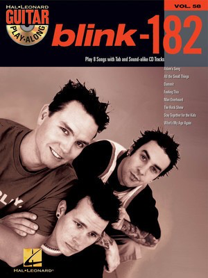 blink-182 - Guitar Play-Along Volume 58 - Guitar Hal Leonard Guitar TAB with Lyrics & Chords /CD