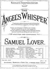 The Angel's Whisper - Vocal/Piano (Digital Download)