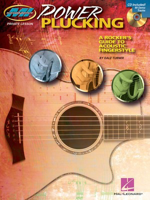 Power Plucking - A Rocker's Guide to Acoustic Fingerstyle Guitar - Guitar Dale Turner Musicians Institute Press Guitar TAB /CD