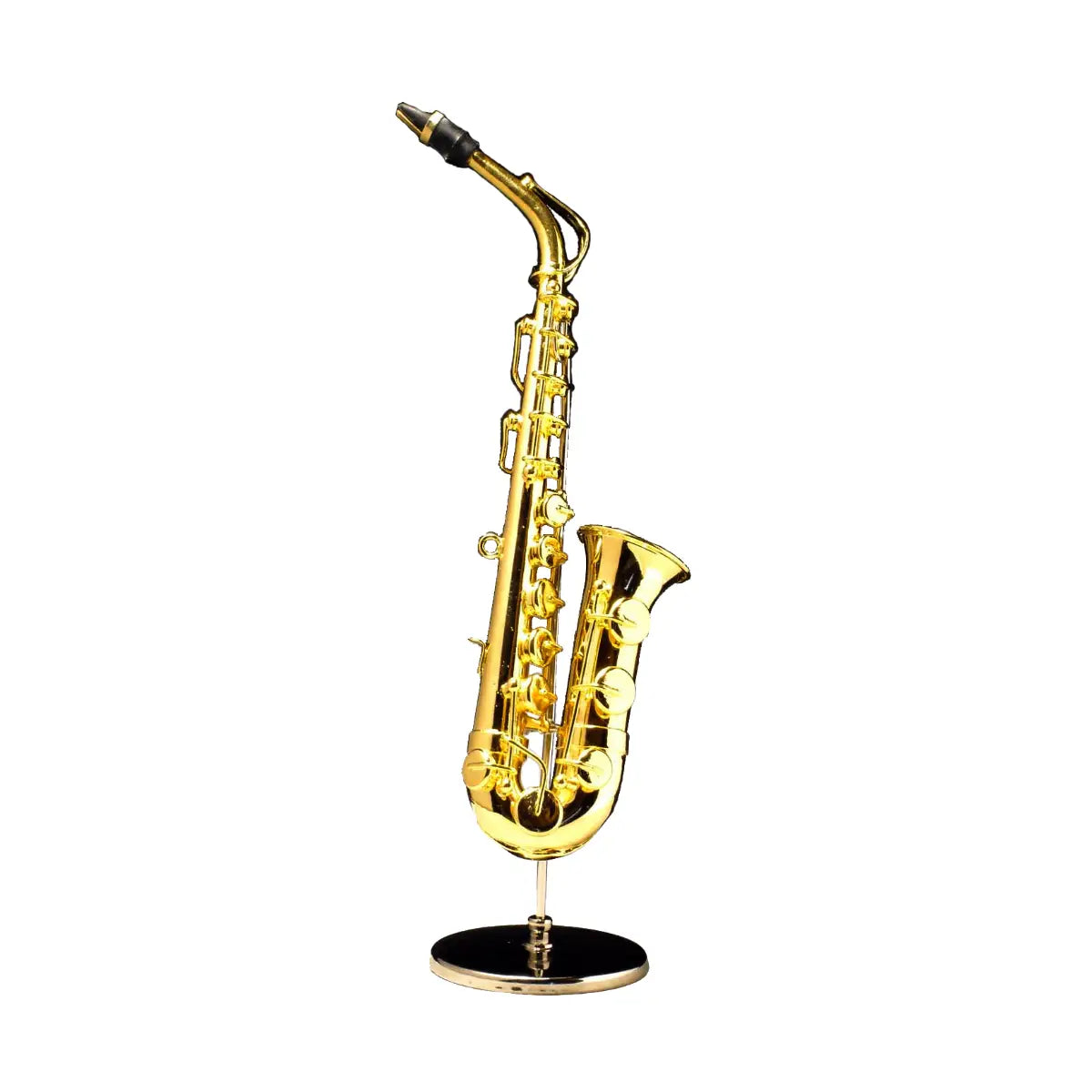 Mini Goldplated Saxophone with Stand and Case