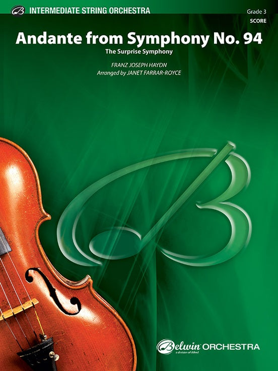 Andante from Symphony No. 94 – String Orchestra Conductor Score & Parts (Digital Download)