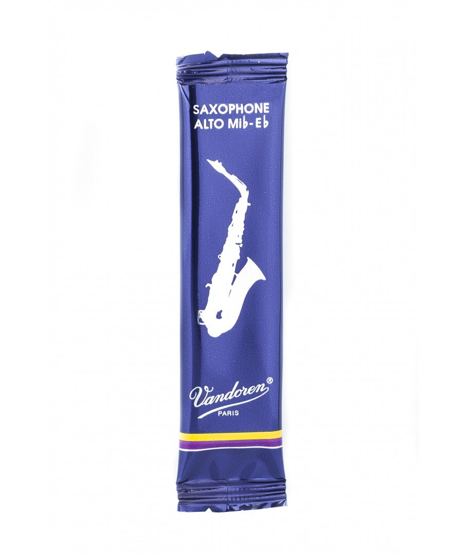 Vandoren Traditional Alto Saxophone Reeds, Strength 1.5, Single