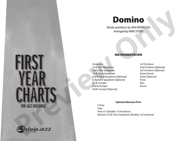 Domino - Jazz Ensemble Conductor Score & Parts (Digital Download)