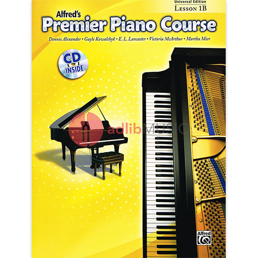 Premier Piano Course Lesson 1B Universal Bk/CD