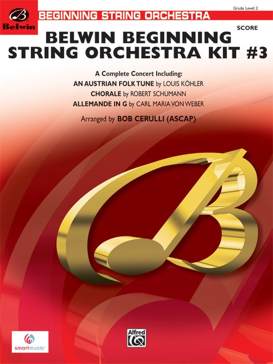 Belwin Beginning String Orchestra Kit #3 – String Orchestra Conductor Score & Parts (Digital Download)