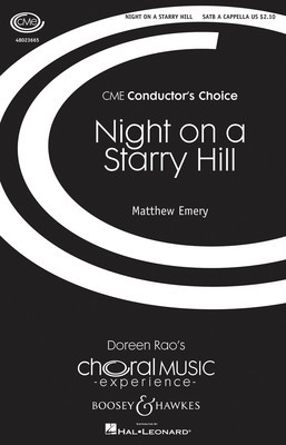 Night on a Starry Hill - Matthew Emery - SATB Boosey & Hawkes Octavo