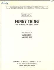 Funny Thing (from 'The Golden Touch') - PVG (Digital Download)