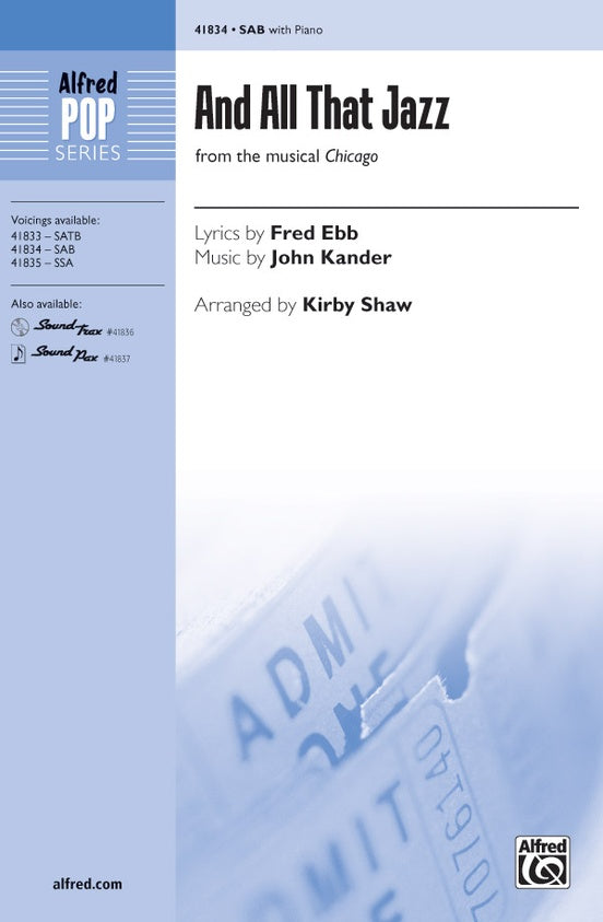 And All That Jazz - SAB Choral Octavo (Digital Download)