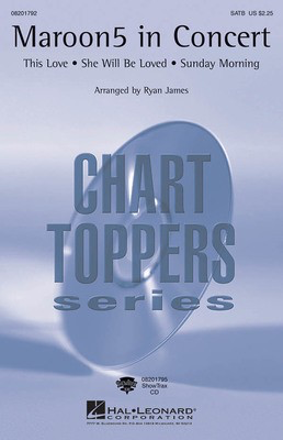 Maroon 5 in Concert - Ryan James Hal Leonard ShowTrax CD CD
