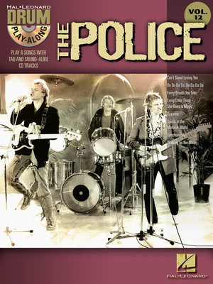 The Police - Drum Play-Along Volume 12 - Drums Hal Leonard Drum Notation /CD