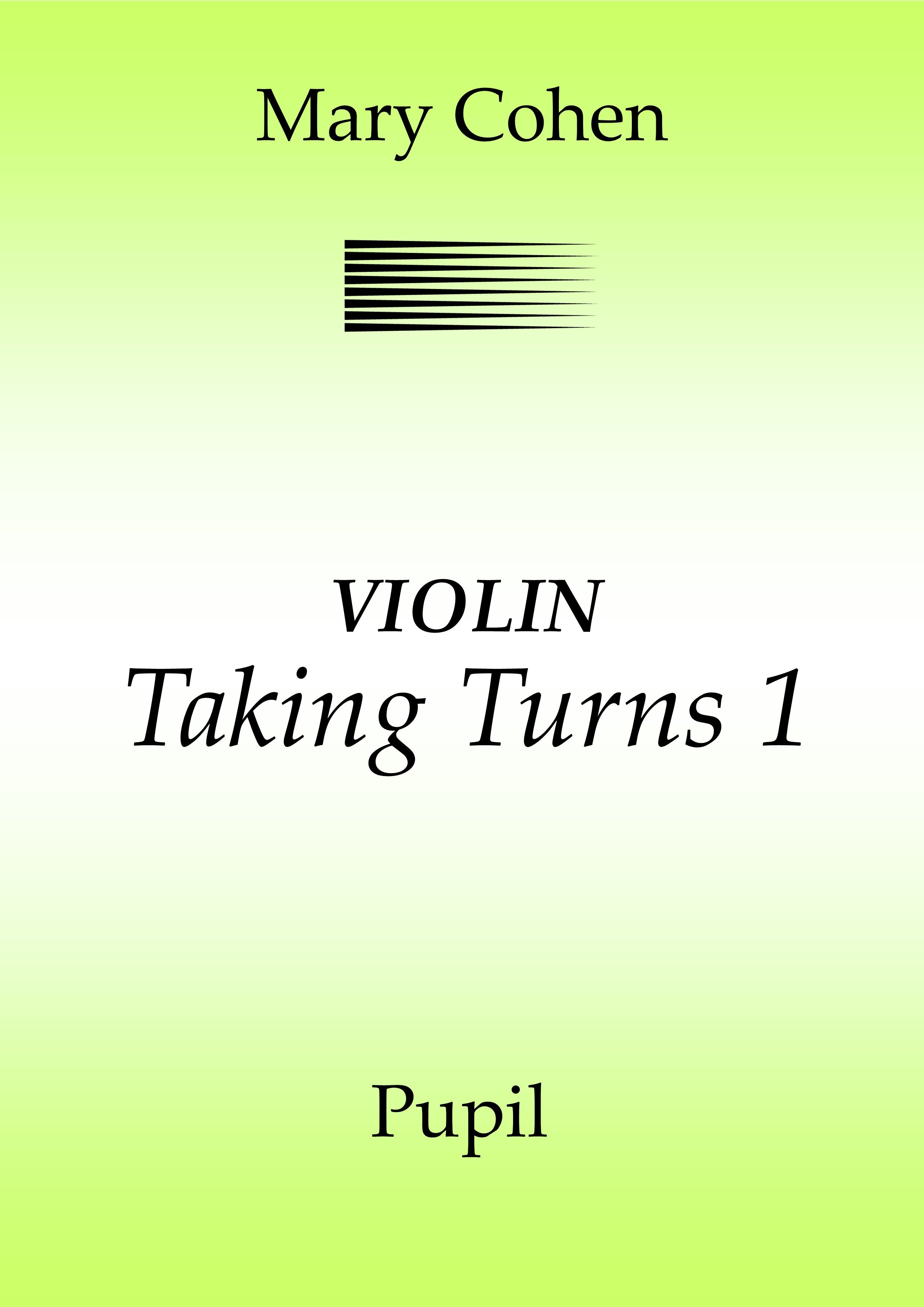 Taking Turns 1 (Pupil Part) - Violin (Digital Download)
