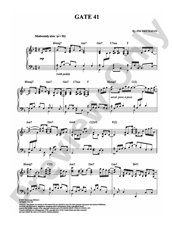 Gate 41 - Piano (Digital Download)